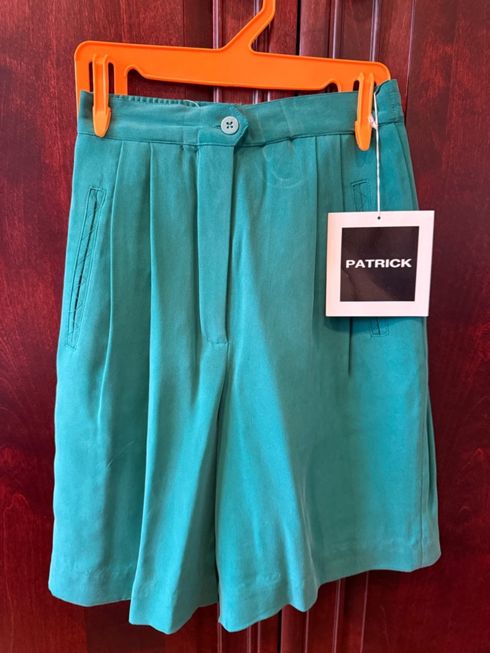 Vintage unworn silk Bermuda shorts size P xs